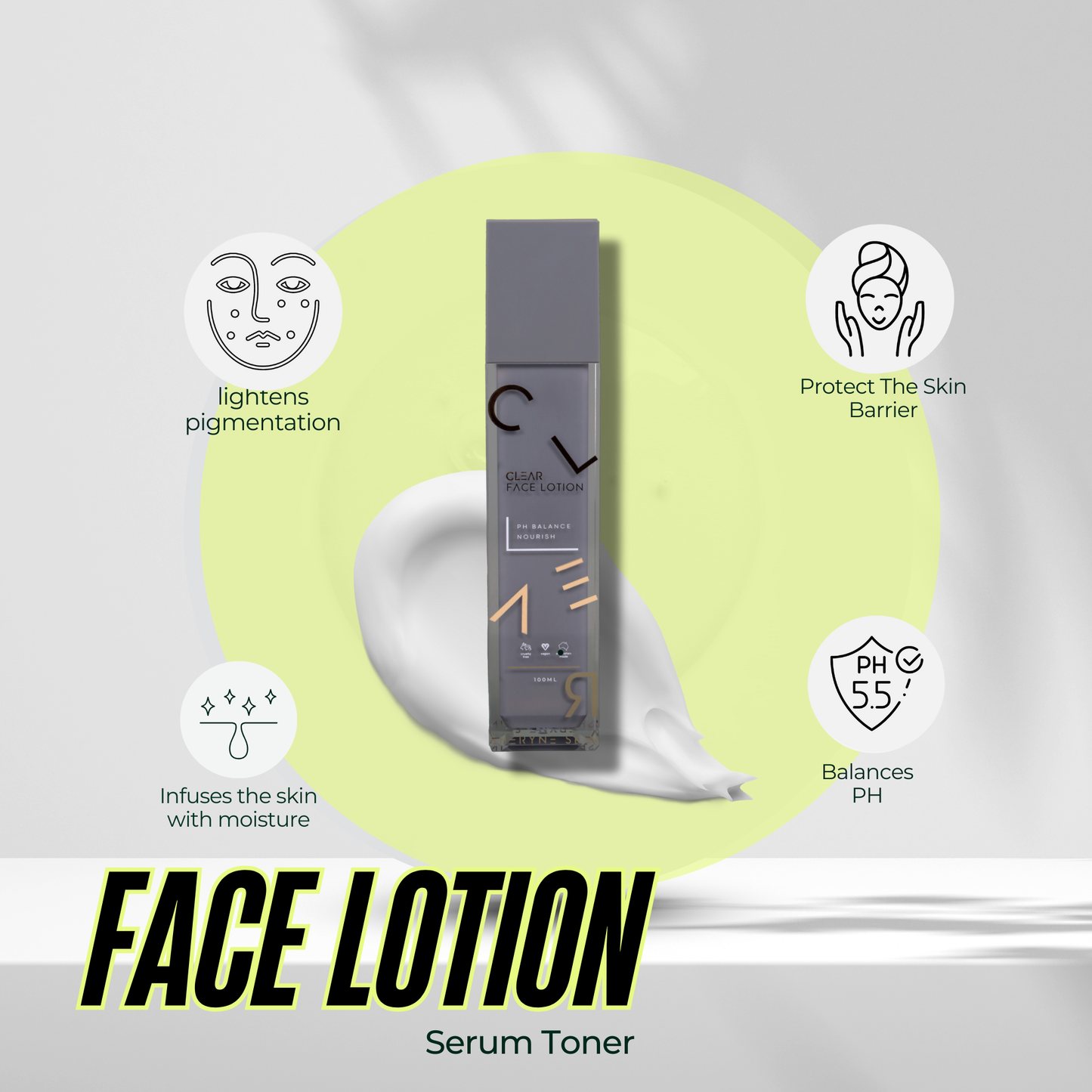 Face Lotion for lightweight hydration and radiant skin