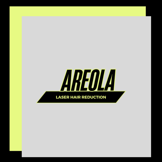 Areola laser hair removal treatment for sensitive skin."