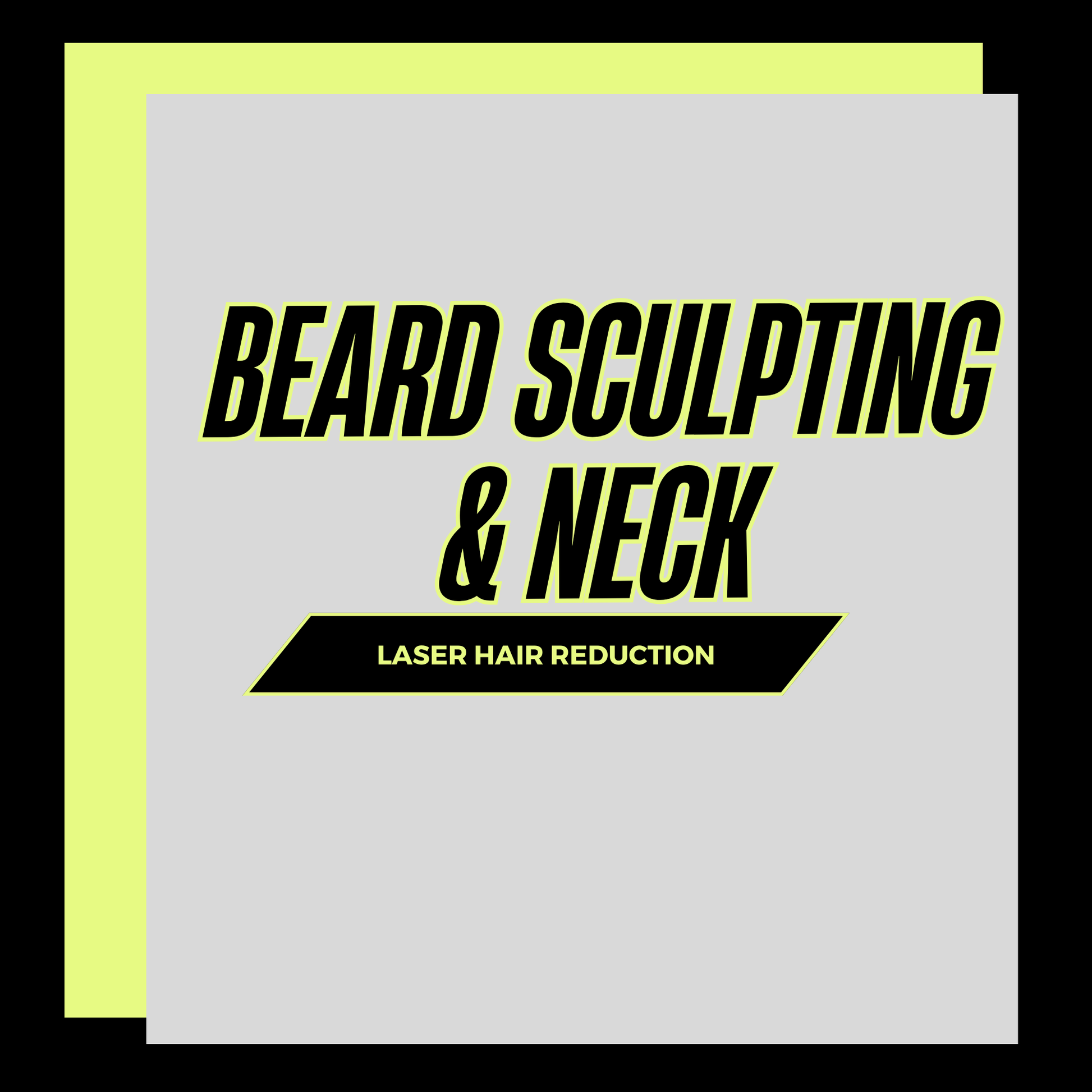 Beard sculpting laser hair removal for sharp beard lines.